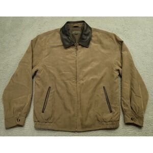 Robert Comstock Endurance Mens 40 (48) Bomber Jacket Leather Lined 3M Thinsulate